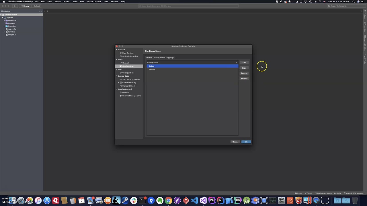 visual studio for mac quit unexpectedly